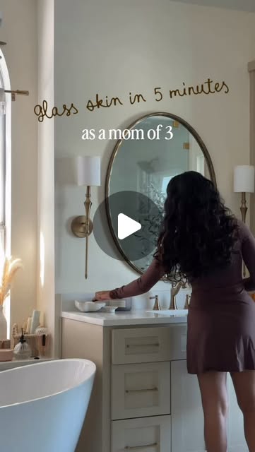 Tiff sharing her everyday skincare routine